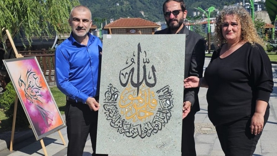 Çay Çarşısı'nda Kişisel Resim Sergisi Sanatseverlerle Buluştu